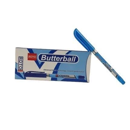 قلم جاف روتو بتر (butter)  ازرق 12 قلم